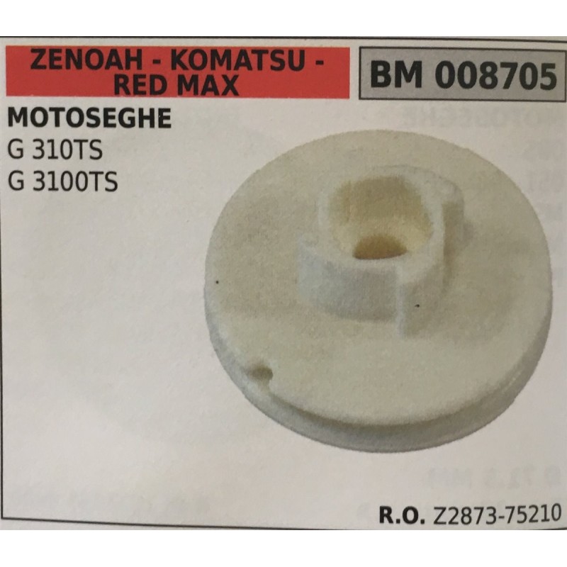 PULEGGIA AVVIAMENTO BRUMAR ZENOAH  KOMATSU  RED MAX MOTOSEGHE G 310TS G 3100TS