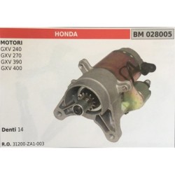 MOTORINO AVVIAMENTO BRUMAR HONDA MOTORI GXV 240 GXV 270 GXV 390 GXV 400     DENTI 14