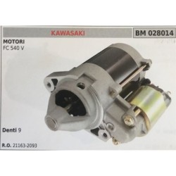 MOTORINO AVVIAMENTO BRUMAR KAWASAKI MOTORI FC 540 V     DENTI 9