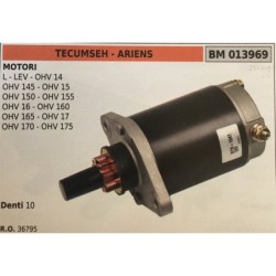 MOTORINO AVVIAMENTO BRUMAR TECUMSEH  ARIENS MOTORI L  LEV  OHV 14 OHV 145  OHV 15 OHV 150  OHV 155 OHV 16  OHV 160 OHV 165  OHV