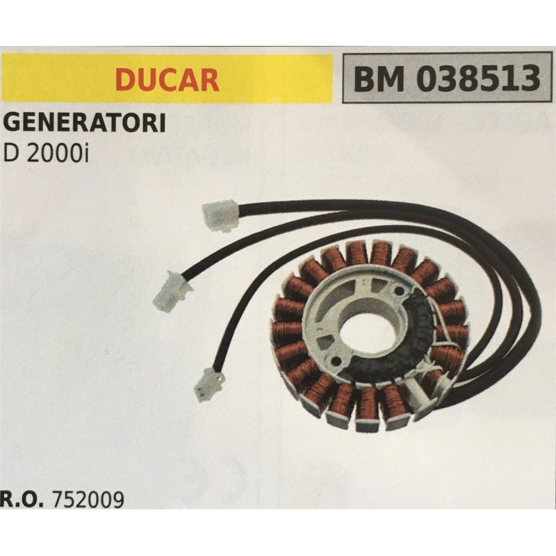 MOTORE ELETTRICO BRUMAR DUCAR GENERATORI D 2000i