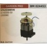 MOTORE ELETTRICO BRUMAR GARDEN PRO SPAZZANEVE LE 6020050 (2000W)