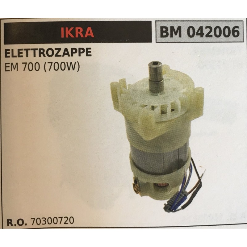 MOTORE ELETTRICO BRUMAR IKRA ELETTROZAPPE EM 700 (700W)