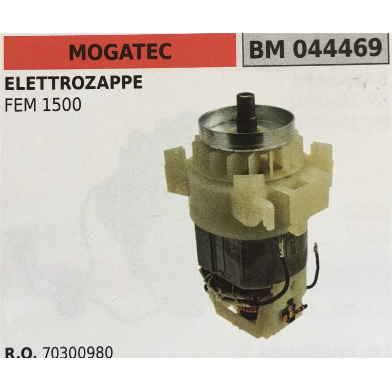 MOTORE ELETTRICO BRUMAR MOGATEC ELETTROZAPPE FEM 1500