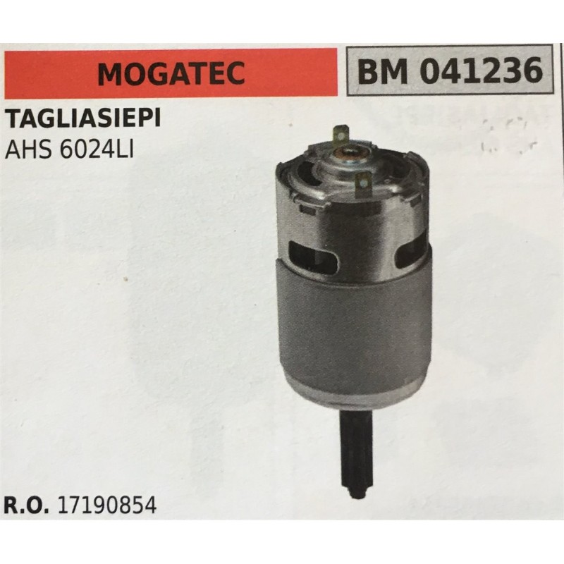 MOTORE ELETTRICO BRUMAR MOGATEC TAGLIASIEPI AHS 6024LI