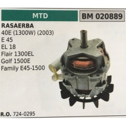 MOTORE ELETTRICO BRUMAR MTD RASAERBA 40E (1300W) (2003) E 45 EL 18 Flair 1300EL Golf 1500E Family E451500