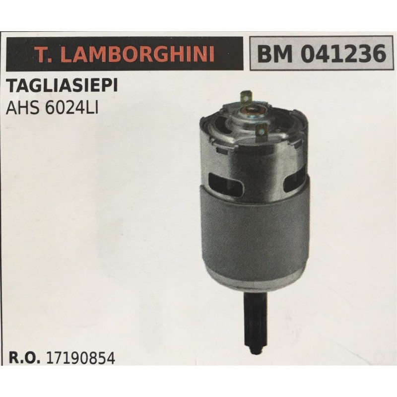 MOTORE ELETTRICO BRUMAR T LAMBORGHINI TAGLIASIEPI AHS 6024LI