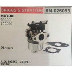 CARBURATORE A VASCHETTA BRUMAR BRIGGS&STRATTON MOTORI 090000 100000    OEM part