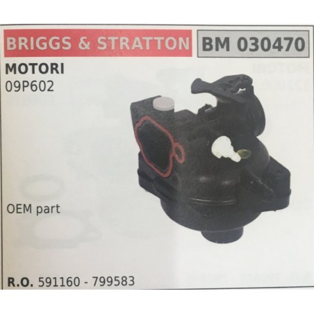 CARBURATORE A VASCHETTA BRUMAR BRIGGS&STRATTON MOTORI 09P602    OEM part