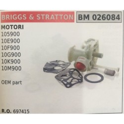 CARBURATORE A VASCHETTA BRUMAR BRIGGS&STRATTON MOTORI 105900 10E900 10F900 10G900 10K900 10M900    OEM part