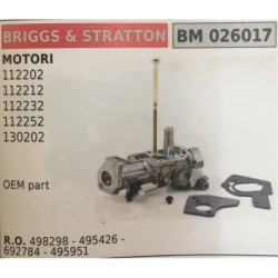 CARBURATORE A VASCHETTA BRUMAR BRIGGS&STRATTON MOTORI 112202 112212 112232 112252 130202    OEM part