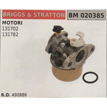 CARBURATORE A VASCHETTA BRUMAR BRIGGS&STRATTON MOTORI 131702 131782