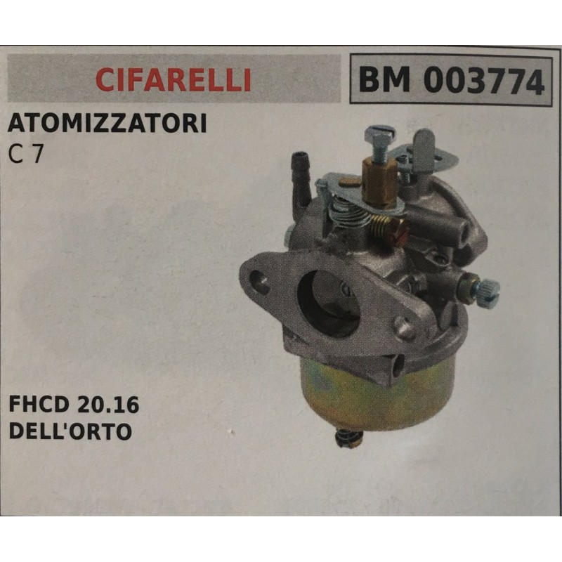 CARBURATORE A VASCHETTA BRUMAR CIFARELLI ATOMIZZATORI C 7    FHCD 2016 DELL'ORTO