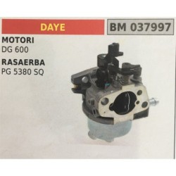 CARBURATORE A VASCHETTA BRUMAR DAYE MOTORI DG 600 RASAERBA PG 5380 SQ
