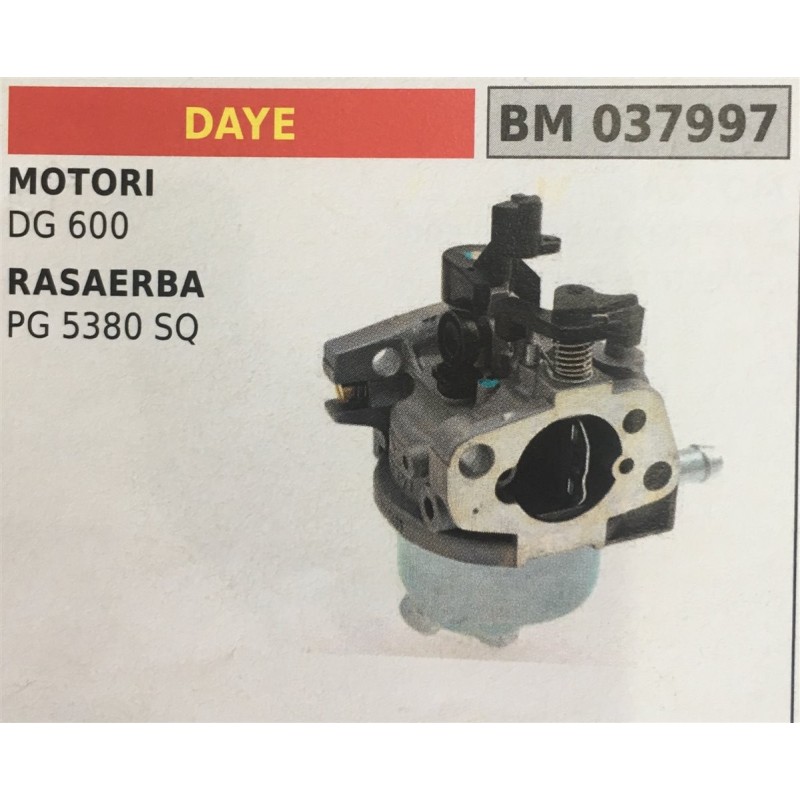 CARBURATORE A VASCHETTA BRUMAR DAYE MOTORI DG 600 RASAERBA PG 5380 SQ