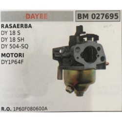 CARBURATORE A VASCHETTA BRUMAR DAYEE RASAERBA DY 18 S DY 18 SH DY 504SQ MOTORI DY1P64F