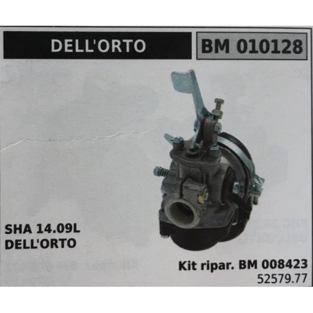 CARBURATORE A VASCHETTA BRUMAR DELL'ORTO    SHA 1409L DELL'ORTO Kit ripar BM 008423