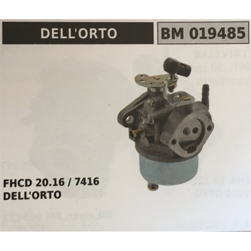 CARBURATORE A VASCHETTA BRUMAR DELL'ORTO    FHC 2016  7416 DELL'ORTO