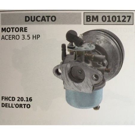 CARBURATORE A VASCHETTA BRUMAR DUCATO MOTORI ACERO 35 HP    FHCD 2016 DELL'ORTO
