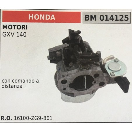 CARBURATORE A VASCHETTA BRUMAR HONDA MOTORI GXV 140    con comando a distanza
