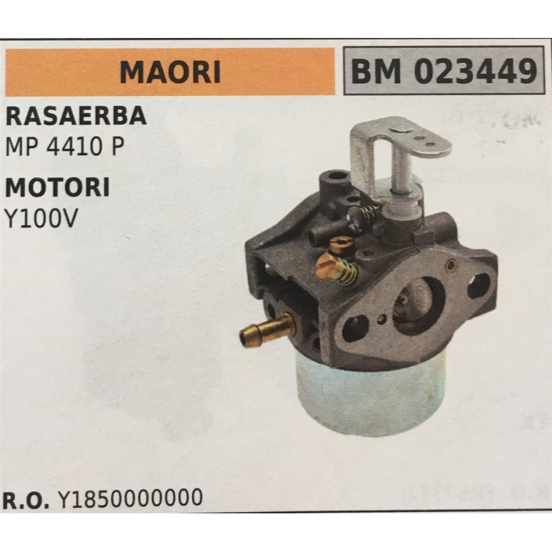 CARBURATORE A VASCHETTA BRUMAR MAORI RASAERBA MP 4410 P MOTORI Y100V