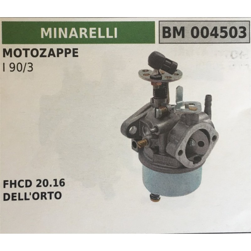 CARBURATORE A VASCHETTA BRUMAR MINARELLI MOTORI  I 903    FHCD 2016 DELL'ORTO