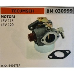CARBURATORE A VASCHETTA BRUMAR TECUMSEH MOTORI LEV 115 LEV 120