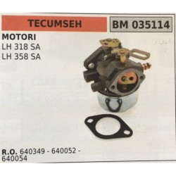 CARBURATORE A VASCHETTA BRUMAR TECUMSEH MOTORI LH 318 SA LH 358 SA