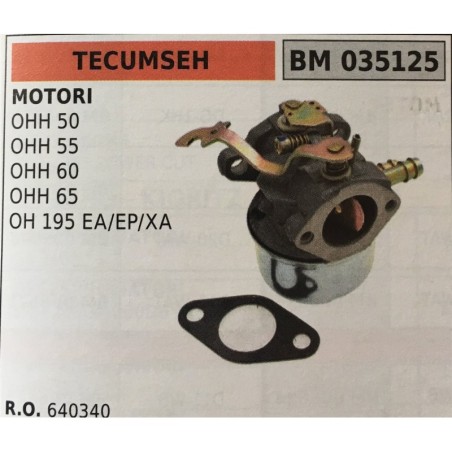 CARBURATORE A VASCHETTA BRUMAR TECUMSEH MOTORI OHH 50 OHH 55 OHH 60 OHH 65 OH 195 EAEPXA
