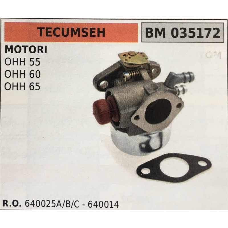 CARBURATORE A VASCHETTA BRUMAR TECUMSEH MOTORI OHH 55 OHH 60 OHH 65