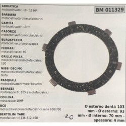 FRIZIONE AGRICOLA COMPLETA BRUMAR ADRIATICA motocoltivatori 1012 HP BARBIERI motocoltivatorimotofalciatrici CAMISA motocoltivat