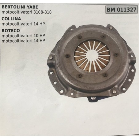 FRIZIONE AGRICOLA COMPLETA BRUMAR BERTOLINI YABE motocoltivatori 3108  318 COLLINA motocoltivatori 14 HP ROTECO motocoltivatori