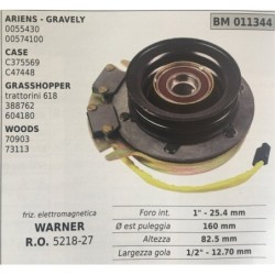 FRIZIONE ELETTROMAGNETICA BRUMAR WARNER ARIENS  GRAVELY 0055430 00574100 CASE  C375569 C47448 GRASSHOPPER trattorini 618 388762