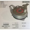 FRIZIONE MECCANICA BRUMAR WARNER HONDA trattorini HRD 536C RO 193990600 RO 2309338 RO 100408    foro int 222 mm Ø est puleggia