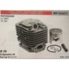 CILINDRO COMPLETO DI PISTONE E SEGMENTI BRUMAR  ASIA  CINA  GOOD LUCK  LEA  SANDRIGARDEN  SWM  MTD MOTOSEGHE GL 3800 TR 380