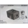 CILINDRO COMPLETO DI PISTONE E SEGMENTI BRUMAR  CM MOTORI MOTORI CM 90    Ø 52 DSpinotto 15 Pist Cpl BM 011625