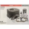 CILINDRO COMPLETO DI PISTONE E SEGMENTI BRUMAR  HONDA SCOOTER DIO ZX 50 (4 tempi)    Ø 40 DSpinotto 12