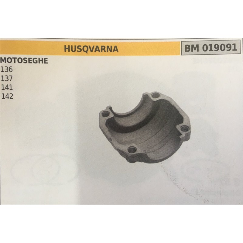 CILINDRO COMPLETO DI PISTONE E SEGMENTI BRUMAR  HUSQVARNA MOTOSEGHE 136 137 141 142    Ø 60 DSpinotto 13