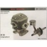CILINDRO COMPLETO DI PISTONE E SEGMENTI BRUMAR  IKRA  MOGATEC MOTOSEGHE IPCS 2525TL    Ø 34 DSpinotto 8