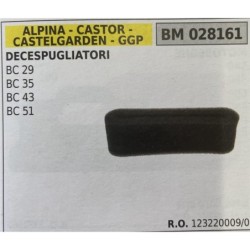 BRUMAR FILTRO ARIA ALPINA  CASTOR  CASTELGARDEN  GGP  DECESPUGLIATORI BC 29 BC 35 BC 43 BC 51  RO 1232200090