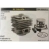 CILINDRO COMPLETO DI PISTONE E SEGMENTI BRUMAR  MC CULLOCH MOTOSEGHE PM 60 PM 61 TITAN 60 MAC 970    Ø 47 DSpinotto 12 Pist Cpl