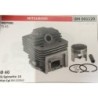 CILINDRO COMPLETO DI PISTONE E SEGMENTI BRUMAR  MITSUBISHI MOTORI TL 43    Ø 40 DSpinotto 10 Pist Cpl BM 005960