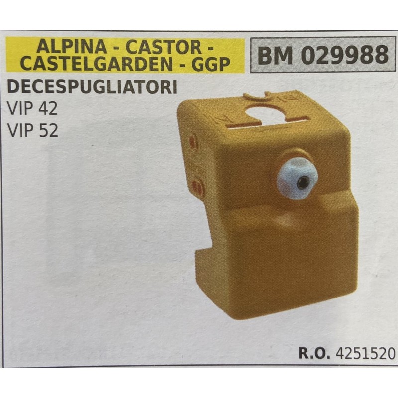 BRUMAR FILTRO ARIA ALPINA  CASTOR  CASTELGARDEN  GGP  DECESPUGLIATORI VIP 42 VIP 52  RO 4251520
