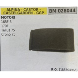 BRUMAR FILTRO ARIA ALPINA  CASTOR  CASTELGARDEN  GGP  MOTORI 165F3 170F Tellus 75 Crono 75  RO 1185504960