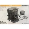 CILINDRO COMPLETO DI PISTONE E SEGMENTI BRUMAR STIHL MOTOSEGHE 018 MS 180 MS 180C    Ø 38 D Spinotto 8 Pist Cpl BM 012073