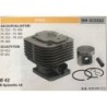 CILINDRO COMPLETO DI PISTONE E SEGMENTI BRUMAR STIHL DECESPUGLIATORI FS 350  FS 400 FS 450  FS 480 FR 350  FR 450 FR 480 SCUOTI