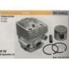 CILINDRO COMPLETO DI PISTONE E SEGMENTI BRUMAR STIHL TRONCATORI TS 700 TS 800    Ø 56 D Spinotto 12