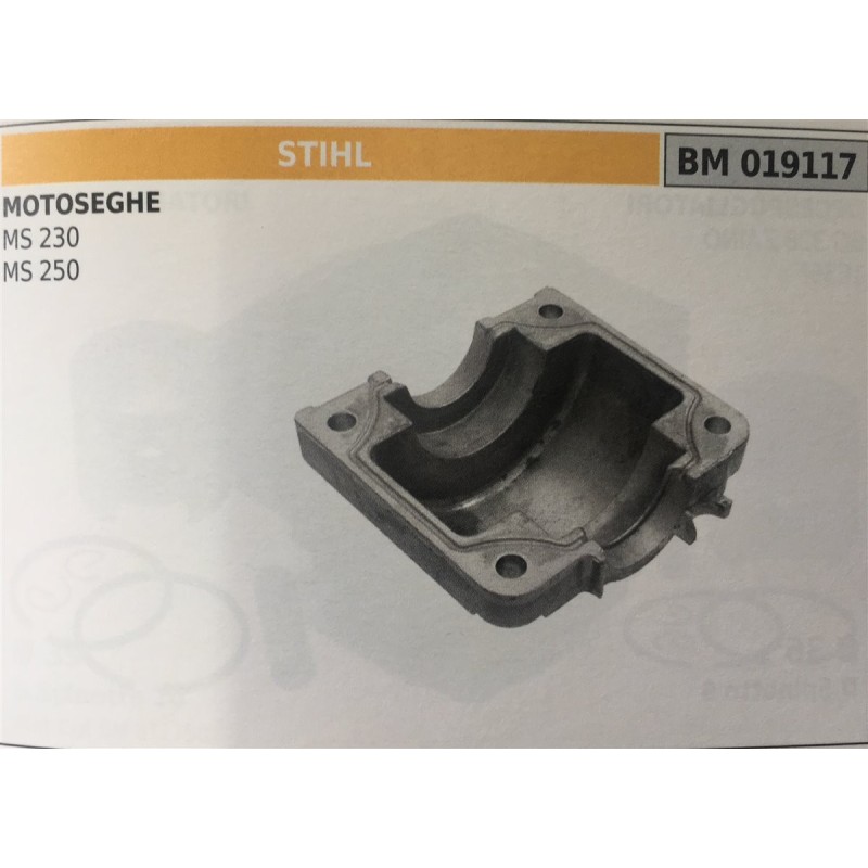 CILINDRO COMPLETO DI PISTONE E SEGMENTI BRUMAR STIHL MOTOSEGHE MS 230 MS 250