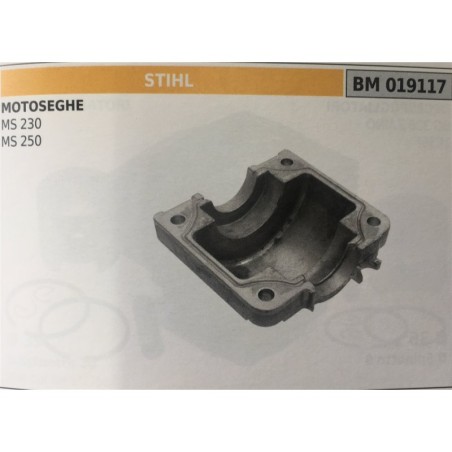 CILINDRO COMPLETO DI PISTONE E SEGMENTI BRUMAR STIHL MOTOSEGHE MS 230 MS 250