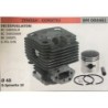 CILINDRO COMPLETO DI PISTONE E SEGMENTI BRUMAR ZENOAH  KOMATSU DECESPUGLIATORI BC 3400DLM BC 3400DWM BK 3400FL G 45LG4K    Ø 40
